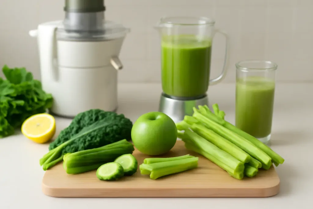 Photo illustrating cutting board for juicing prep