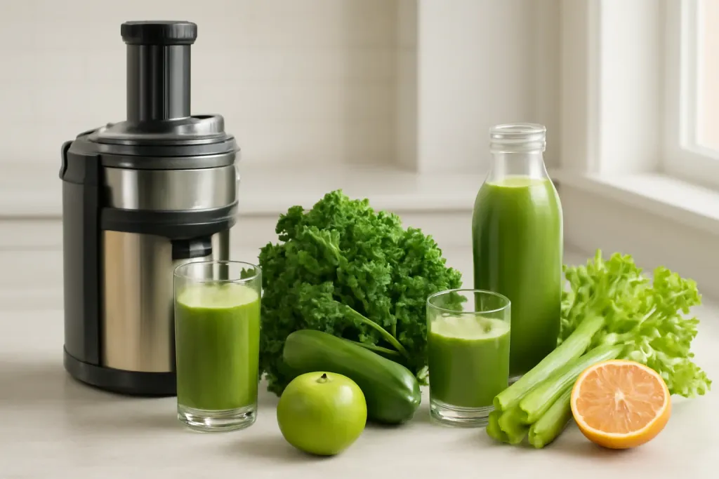 Photo illustrating centrifugal juicer oxidation