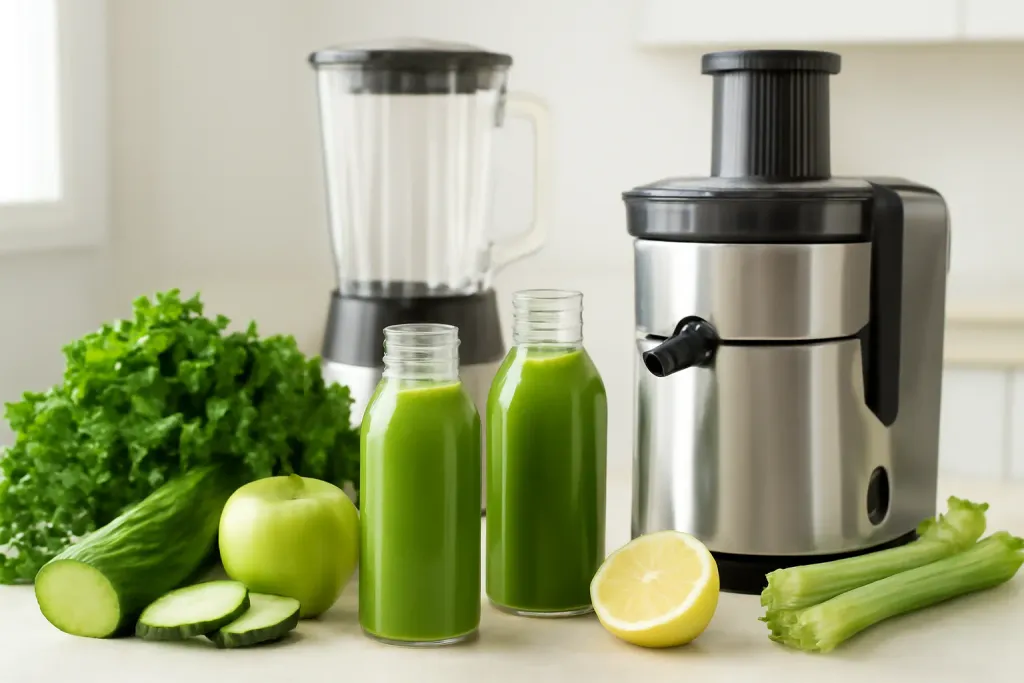 A second photo showing a related step or detail for how often to clean a juicer