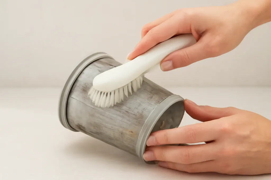 Editorial illustration related to how to clean a juicer mesh screen