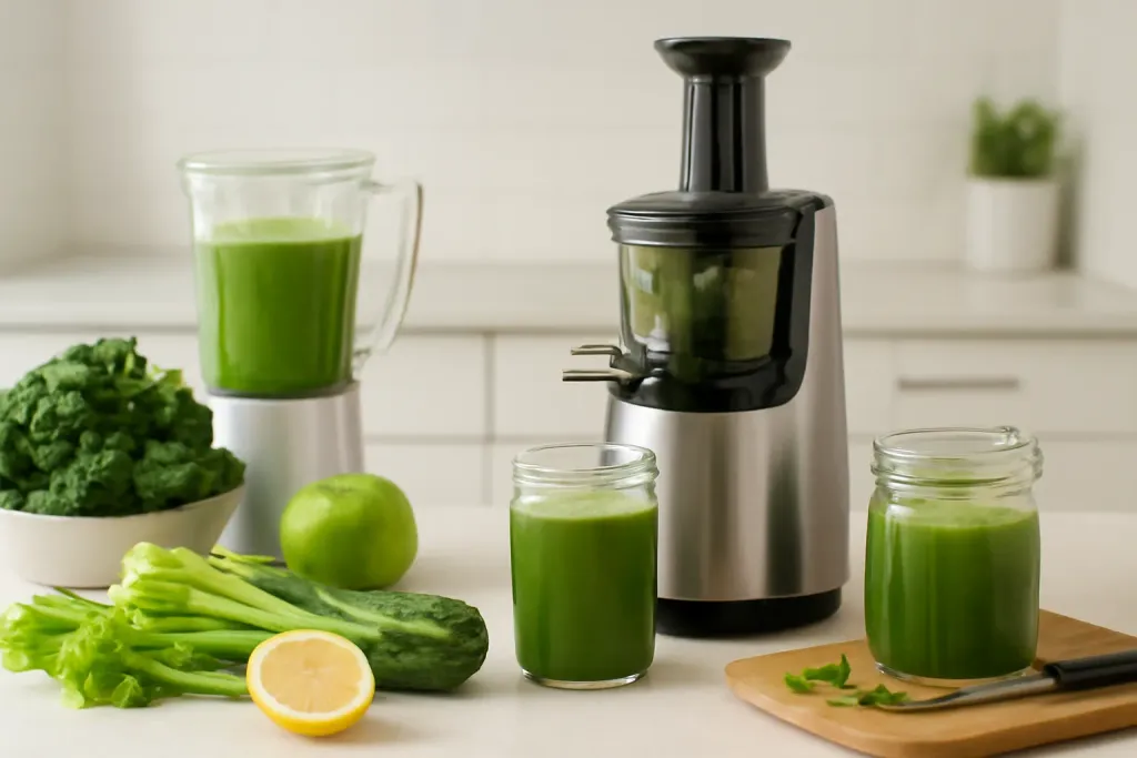 A second photo showing a related step or detail for small kitchen juicing setup